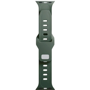 Kup 3MK Silikon-Uhrenarmband Apple Watch 4/5/6/7/SE/8/9/10 40/41/42mm dunkelgrün/dark green - 3MK6233 - {ean13} - Sklep Home Screen