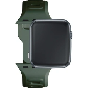 Kup 3MK Silikon-Uhrenarmband Apple Watch 4/5/6/7/SE/8/9/10 40/41/42mm dunkelgrün/dark green - 3MK6233 - {ean13} - Sklep Home Screen