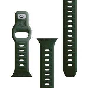 Kup 3MK Silikon-Uhrenarmband Apple Watch 4/5/6/7/SE/8/9/10 40/41/42mm dunkelgrün/dark green - 3MK6233 - {ean13} - Sklep Home Screen