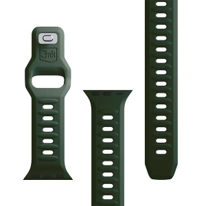 Kup 3MK Silikon-Uhrenarmband Apple Watch 4/5/6/7/8/9/SE/Ultra 42/44/45/49mm dunkelgrün/dark green - 3MK6234 - {ean13} - Sklep Home Screen