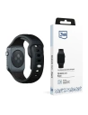 3MK Silikon-Uhrenarmband Apple Watch 4/5/6/7/SE/8/9/10 40/41/42mm schwarz/black