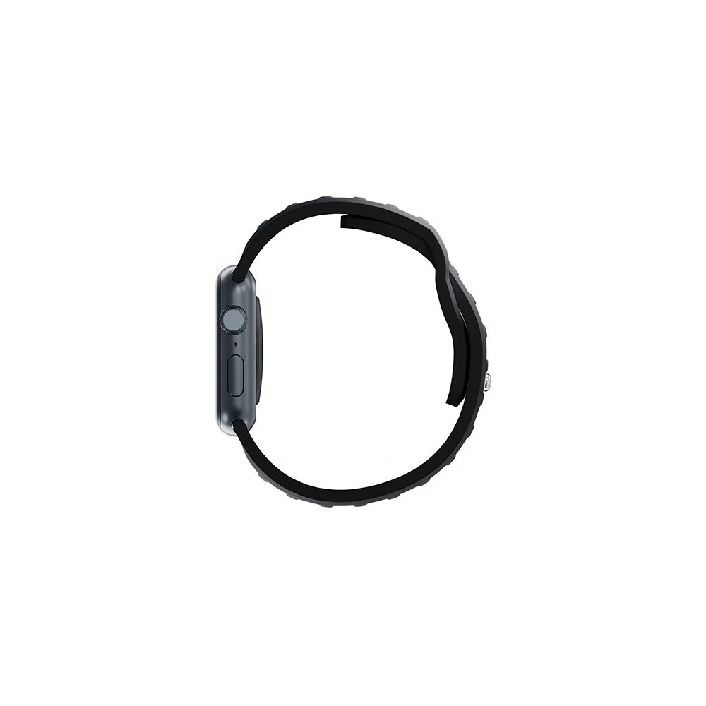 Pasek 3MK Silicone Watch Strap Apple Watch 4/5/6/7/SE/8/9/10 40/41/42mm czarny/black