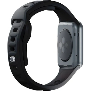 Kup 3MK Silikon-Uhrenarmband Apple Watch 4/5/6/7/SE/8/9/10 40/41/42mm schwarz/black - 3MK6235 - {ean13} - Sklep Home Screen