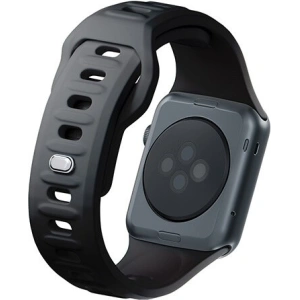 Kup 3MK Silikon-Uhrenarmband Apple Watch 4/5/6/7/SE/8/9/10 40/41/42mm schwarz/black - 3MK6235 - {ean13} - Sklep Home Screen