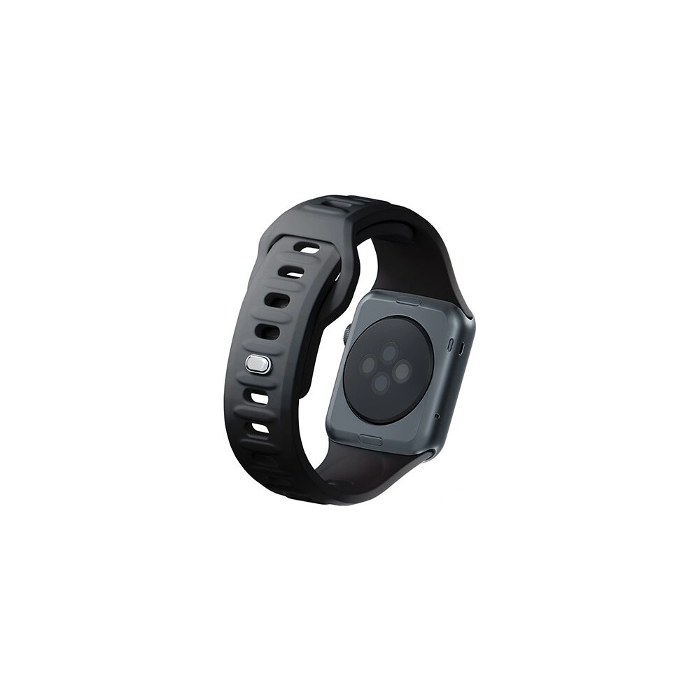 Pasek 3MK Silicone Watch Strap Apple Watch 4/5/6/7/SE/8/9/10 40/41/42mm czarny/black