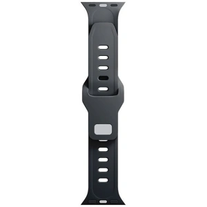 Kup 3MK Silikon-Uhrenarmband Apple Watch 4/5/6/7/SE/8/9/10 40/41/42mm schwarz/black - 3MK6235 - {ean13} - Sklep Home Screen