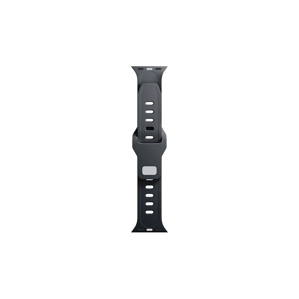Pasek 3MK Silicone Watch Strap Apple Watch 4/5/6/7/SE/8/9/10 40/41/42mm czarny/black