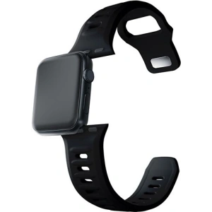 Kup Pasek 3MK silikonový pásek na hodinky Apple Watch 4/5/6/7/SE/8/9/10 40/41/42mm černý/black - 3MK6235 - {ean13} - Sklep Home Screen