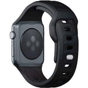 Kup 3MK Silikon-Uhrenarmband Apple Watch 4/5/6/7/SE/8/9/10 40/41/42mm schwarz/black - 3MK6235 - {ean13} - Sklep Home Screen