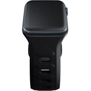 Kup 3MK Silikon-Uhrenarmband Apple Watch 4/5/6/7/SE/8/9/10 40/41/42mm schwarz/black - 3MK6235 - {ean13} - Sklep Home Screen