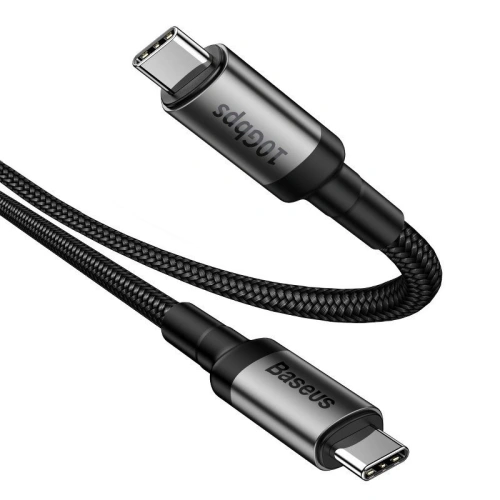 Kup Cablu USB-C 3.1 Baseus Cafule PD 10Gbps 100W 4K 1m (negru-gri) - BSU728BLKGRY - {ean13} - Sklep Home Screen