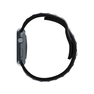 Kup 3MK Silikon-Uhrenarmband Apple Watch 4/5/6/7/8/9/SE/Ultra 42/44/45/49mm schwarz/black - 3MK6236 - {ean13} - Sklep Home Screen