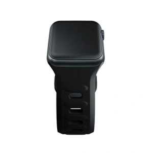 Kup 3MK Silikon-Uhrenarmband Apple Watch 4/5/6/7/8/9/SE/Ultra 42/44/45/49mm schwarz/black - 3MK6236 - {ean13} - Sklep Home Screen