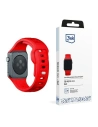 3MK Silikon-Uhrenarmband Apple Watch 4/5/6/7/SE/8/9/10 40/41/42mm rot/red