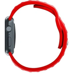Kup 3MK Silikon-Uhrenarmband Apple Watch 4/5/6/7/SE/8/9/10 40/41/42mm rot/red - 3MK6237 - {ean13} - Sklep Home Screen