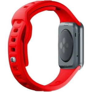 Kup 3MK Silikon-Uhrenarmband Apple Watch 4/5/6/7/SE/8/9/10 40/41/42mm rot/red - 3MK6237 - {ean13} - Sklep Home Screen