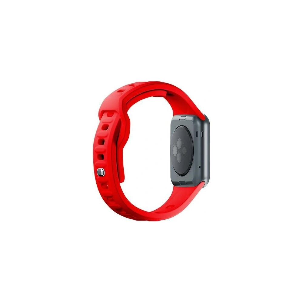 Pasek 3MK Silicone Watch Strap Apple Watch 4/5/6/7/SE/8/9/10 40/41/42mm czerwony/red