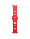 Kup 3MK Silikon-Uhrenarmband Apple Watch 4/5/6/7/SE/8/9/10 40/41/42mm rot/red - 3MK6237 - {ean13} - Sklep Home Screen