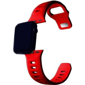 Kup 3MK Silikon-Uhrenarmband Apple Watch 4/5/6/7/SE/8/9/10 40/41/42mm rot/red - 3MK6237 - {ean13} - Sklep Home Screen