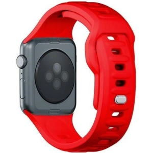 Kup 3MK Silikon-Uhrenarmband Apple Watch 4/5/6/7/SE/8/9/10 40/41/42mm rot/red - 3MK6237 - {ean13} - Sklep Home Screen