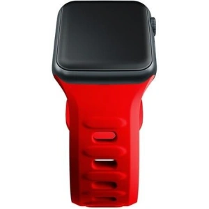 Kup 3MK Silikon-Uhrenarmband Apple Watch 4/5/6/7/SE/8/9/10 40/41/42mm rot/red - 3MK6237 - {ean13} - Sklep Home Screen