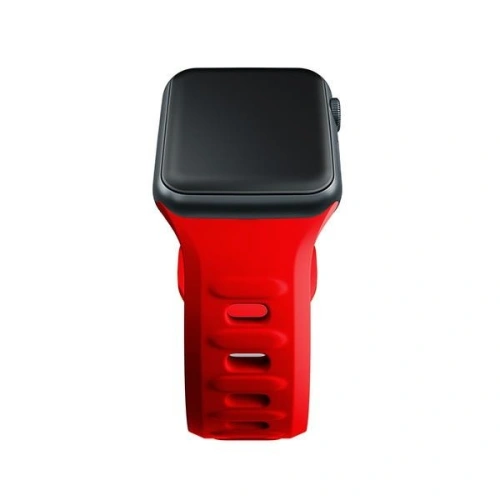 Kup 3MK Silikon-Uhrenarmband Apple Watch 4/5/6/7/SE/8/9/10 40/41/42mm rot/red - 3MK6237 - {ean13} - Sklep Home Screen