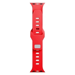 Kup 3MK Silikon-Uhrenarmband Apple Watch 4/5/6/7/8/9/SE/Ultra 42/44/45/49mm rot/red - 3MK6238 - {ean13} - Sklep Home Screen