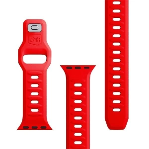 Kup 3MK Silikon-Uhrenarmband Apple Watch 4/5/6/7/8/9/SE/Ultra 42/44/45/49mm rot/red - 3MK6238 - {ean13} - Sklep Home Screen