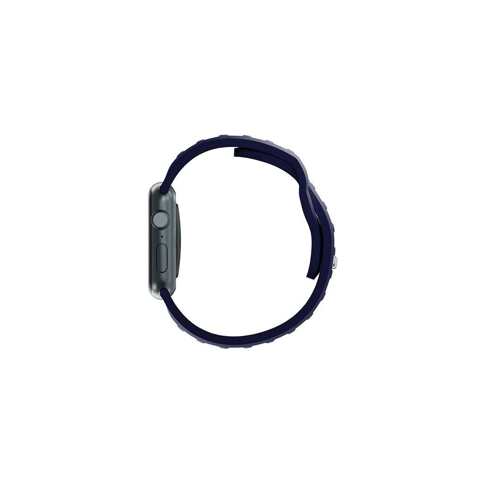 Pasek 3MK Silicone Watch Strap Apple Watch 4/5/6/7/SE/8/9/10 40/41/42mm granatowy/ocean blue