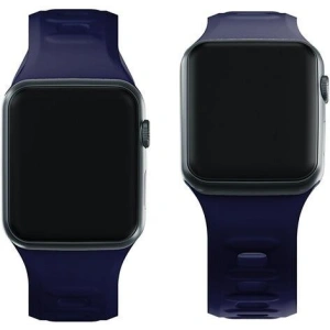 Kup 3MK Silikon-Uhrenarmband Apple Watch 4/5/6/7/SE/8/9/10 40/41/42mm navyblau/ocean blue - 3MK6239 - {ean13} - Sklep Home Screen