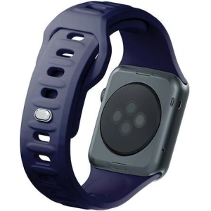 Kup 3MK Silikon-Uhrenarmband Apple Watch 4/5/6/7/SE/8/9/10 40/41/42mm navyblau/ocean blue - 3MK6239 - {ean13} - Sklep Home Screen