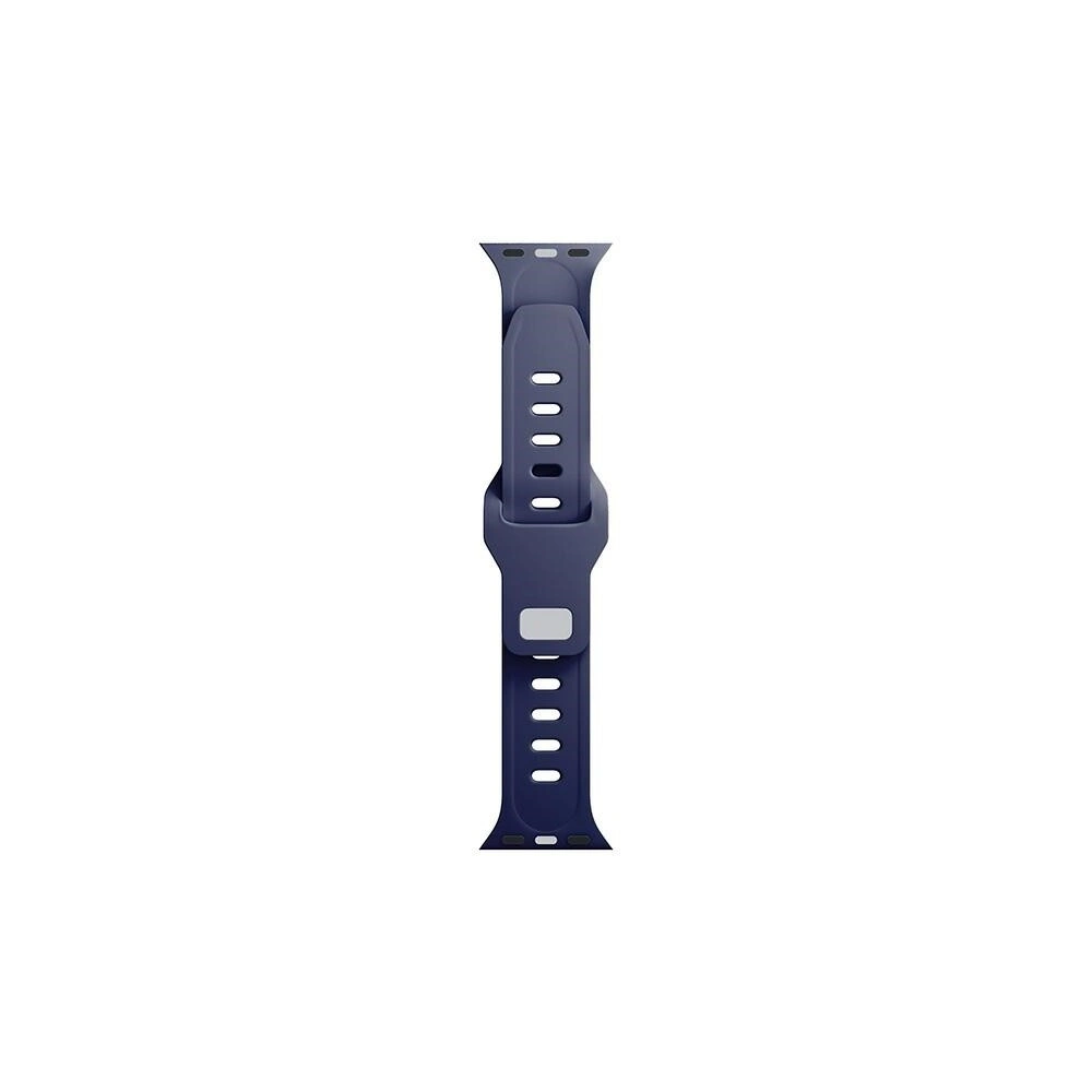 Pasek 3MK Silicone Watch Strap Apple Watch 4/5/6/7/SE/8/9/10 40/41/42mm granatowy/ocean blue