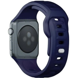 Kup Pasek 3MK silikonový pro Apple Watch 4/5/6/7/SE/8/9/10 40/41/42mm granátový/oceánově modrý - 3MK6239 - {ean13} - Sklep Home Screen