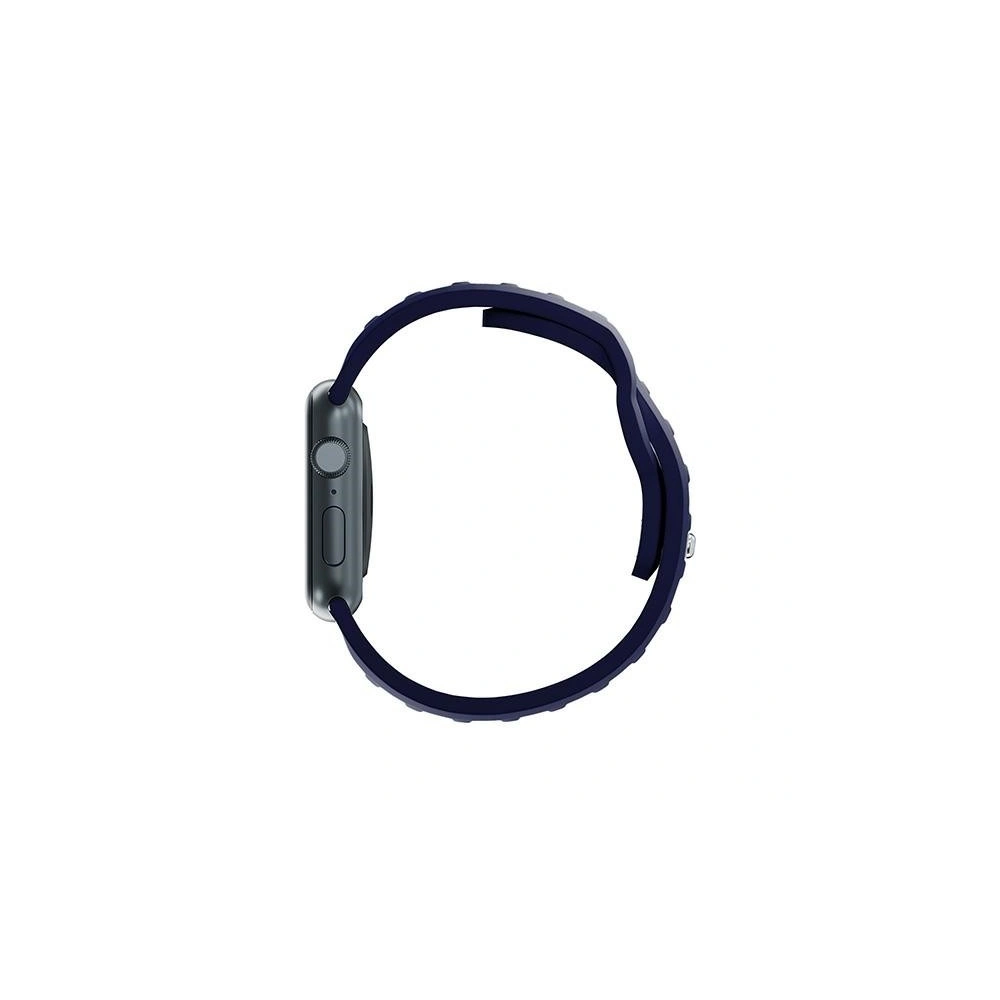 Pasek 3MK Silicone Watch Strap Apple Watch 4/5/6/7/8/9/SE/Ultra 42/44/45/49mm granatowy/ocean blue