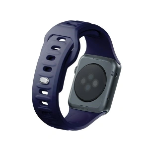 Kup 3MK Silikon-Uhrenarmband Apple Watch 4/5/6/7/8/9/SE/Ultra 42/44/45/49mm granatblau/ozeanblau - 3MK6240 - {ean13} - Sklep Home Screen