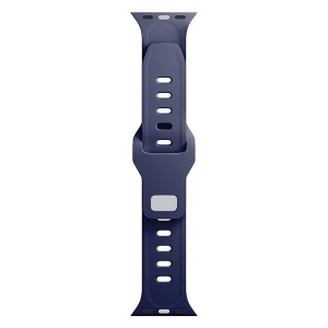 Kup 3MK Silikon-Uhrenarmband Apple Watch 4/5/6/7/8/9/SE/Ultra 42/44/45/49mm granatblau/ozeanblau - 3MK6240 - {ean13} - Sklep Home Screen