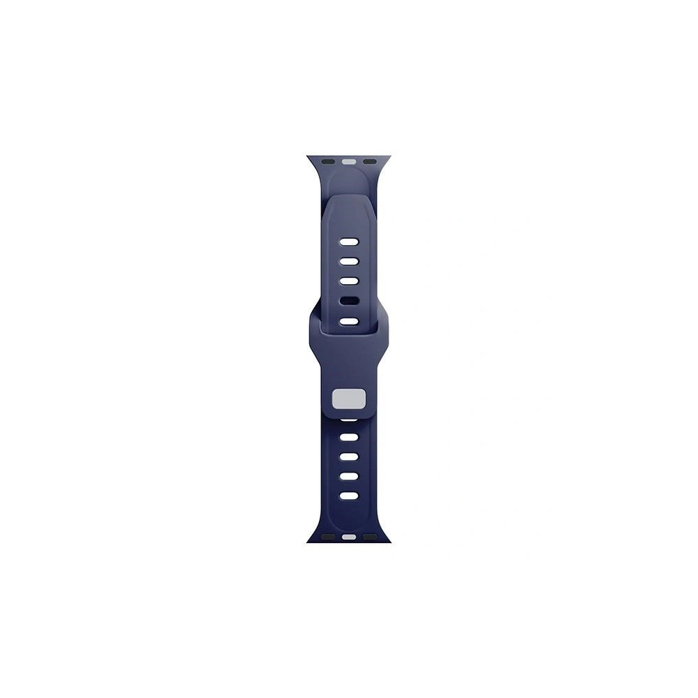 Pasek 3MK Silicone Watch Strap Apple Watch 4/5/6/7/8/9/SE/Ultra 42/44/45/49mm granatowy/ocean blue