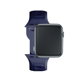 Kup 3MK Silikon-Uhrenarmband Apple Watch 4/5/6/7/8/9/SE/Ultra 42/44/45/49mm granatblau/ozeanblau - 3MK6240 - {ean13} - Sklep Home Screen