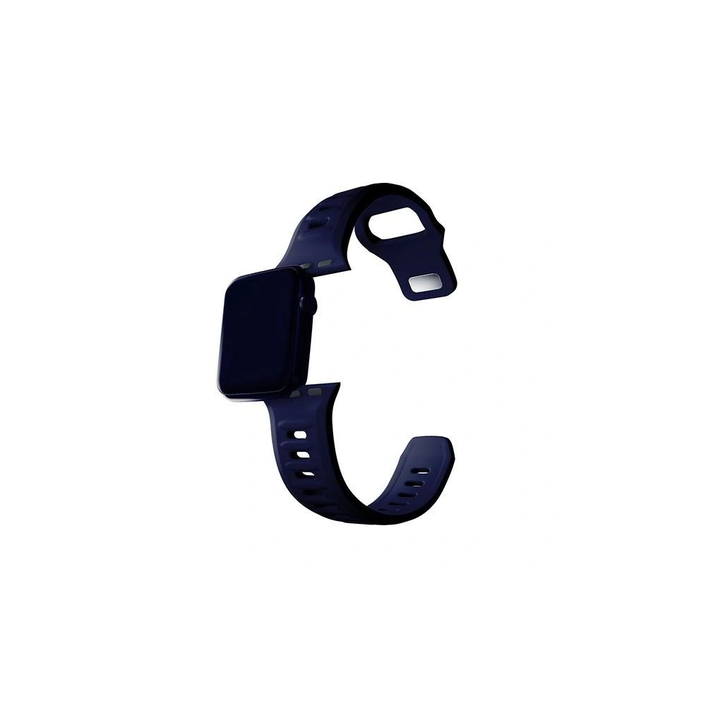 Pasek 3MK Silicone Watch Strap Apple Watch 4/5/6/7/8/9/SE/Ultra 42/44/45/49mm granatowy/ocean blue