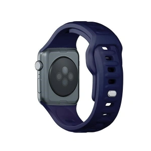 Kup 3MK Silikon-Uhrenarmband Apple Watch 4/5/6/7/8/9/SE/Ultra 42/44/45/49mm granatblau/ozeanblau - 3MK6240 - {ean13} - Sklep Home Screen