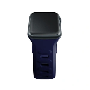 Kup 3MK Silikon-Uhrenarmband Apple Watch 4/5/6/7/8/9/SE/Ultra 42/44/45/49mm granatblau/ozeanblau - 3MK6240 - {ean13} - Sklep Home Screen