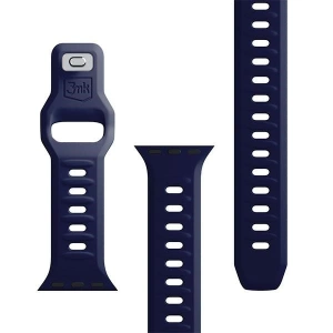 Kup 3MK Silikon-Uhrenarmband Apple Watch 4/5/6/7/8/9/SE/Ultra 42/44/45/49mm granatblau/ozeanblau - 3MK6240 - {ean13} - Sklep Home Screen
