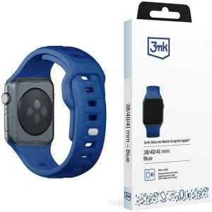 Kup Pasek 3MK silikonový náramek Apple Watch 4/5/6/7/SE/8/9/10 40/41/42mm modrý/blue - 3MK6241 - {ean13} - Sklep Home Screen
