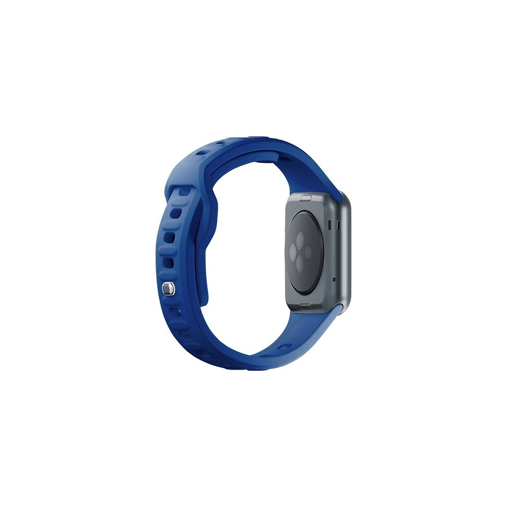 Pasek 3MK Silicone Watch Strap Apple Watch 4/5/6/7/SE/8/9/10 40/41/42mm niebieski/blue