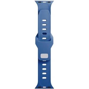 Kup 3MK Silikon-Uhrenarmband Apple Watch 4/5/6/7/SE/8/9/10 40/41/42mm blau/blue - 3MK6241 - {ean13} - Sklep Home Screen