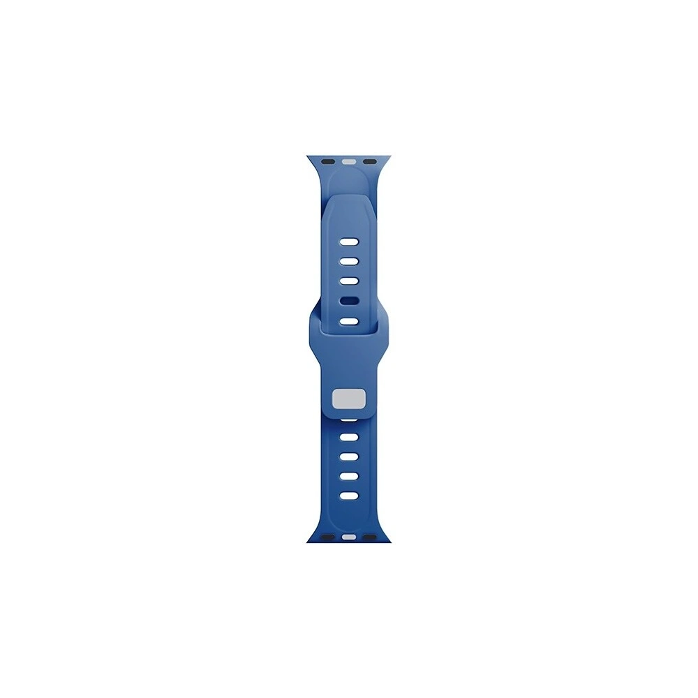 Pasek 3MK Silicone Watch Strap Apple Watch 4/5/6/7/SE/8/9/10 40/41/42mm niebieski/blue