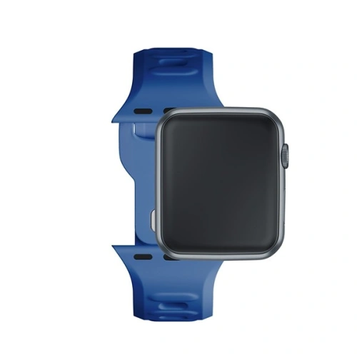 Kup Pasek 3MK szilikon óra szíj Apple Watch 4/5/6/7/SE/8/9/10 40/41/42mm kék/blue - 3MK6241 - {ean13} - Sklep Home Screen