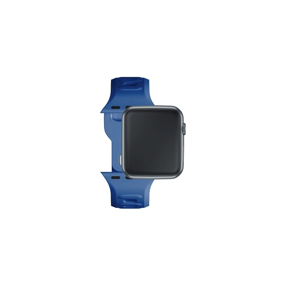 Pasek 3MK Silicone Watch Strap Apple Watch 4/5/6/7/SE/8/9/10 40/41/42mm niebieski/blue