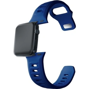 Kup 3MK Silikon-Uhrenarmband Apple Watch 4/5/6/7/SE/8/9/10 40/41/42mm blau/blue - 3MK6241 - {ean13} - Sklep Home Screen