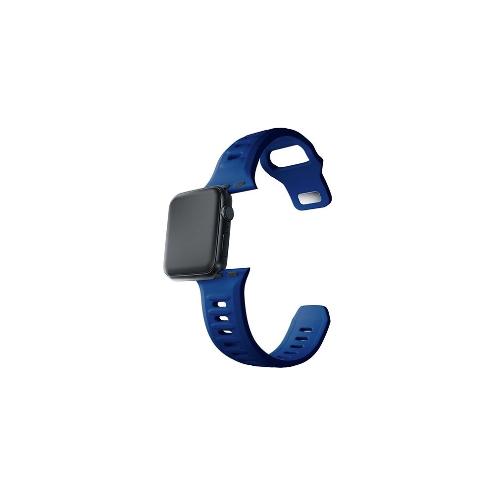 Pasek 3MK Silicone Watch Strap Apple Watch 4/5/6/7/SE/8/9/10 40/41/42mm niebieski/blue